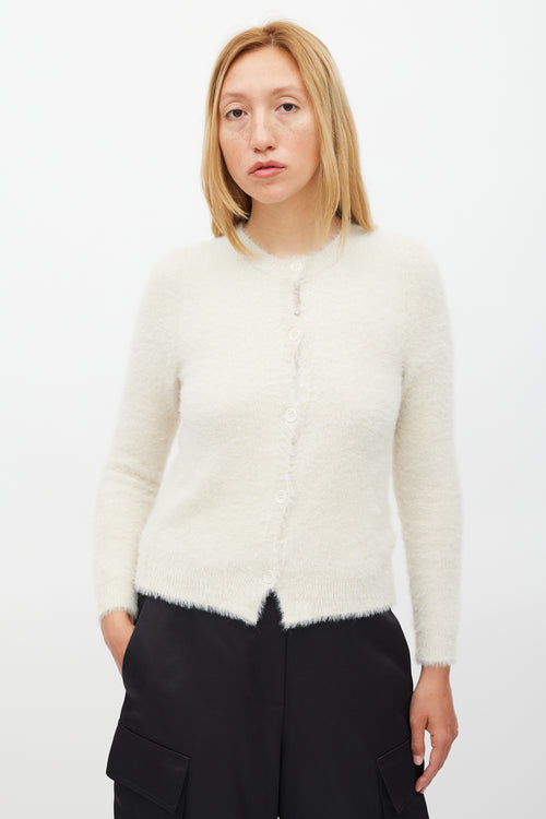 Isabel Marant Étoile Beige Fuzzy Olena Cardigan