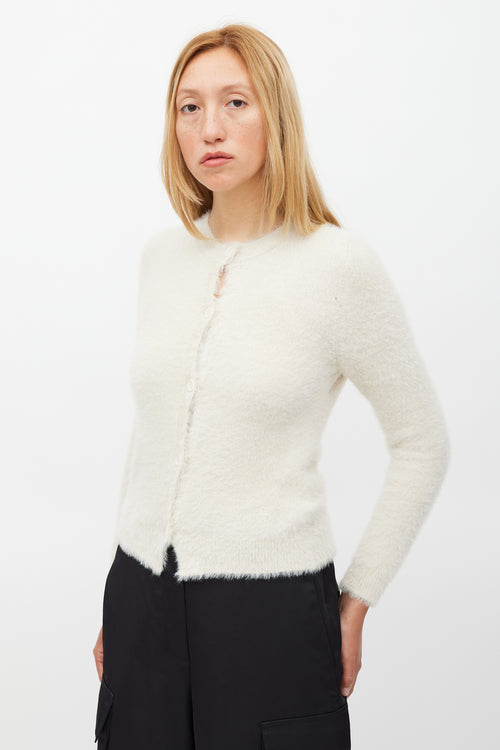 Isabel Marant Étoile Beige Fuzzy Olena Cardigan