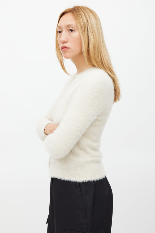 Isabel Marant Étoile Beige Fuzzy Olena Cardigan