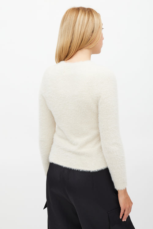 Isabel Marant Étoile Beige Fuzzy Olena Cardigan