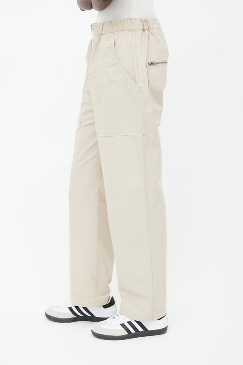 Isabel Marant Étoile Beige Noferis Cargo Pant