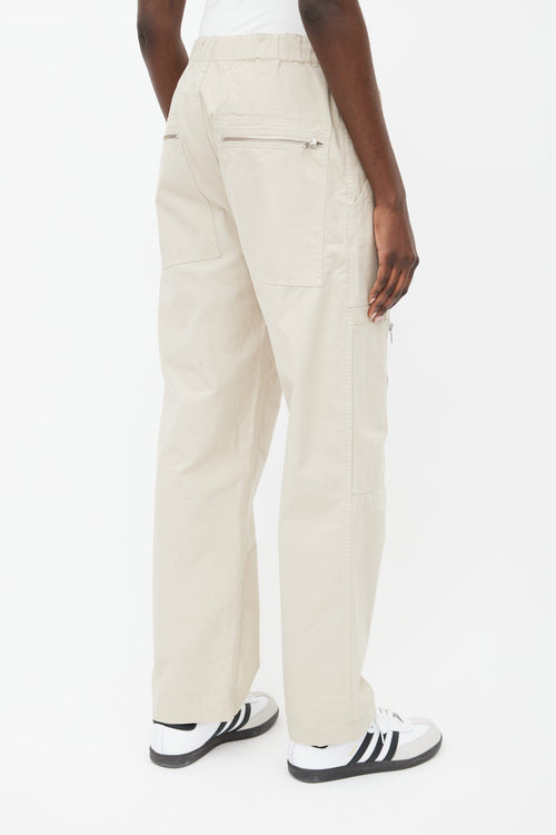 Isabel Marant Étoile Beige Noferis Cargo Pant