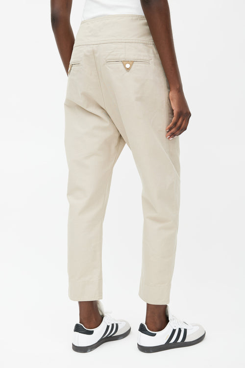 Isabel Marant Étoile Beige Raluniae Tapered Pant