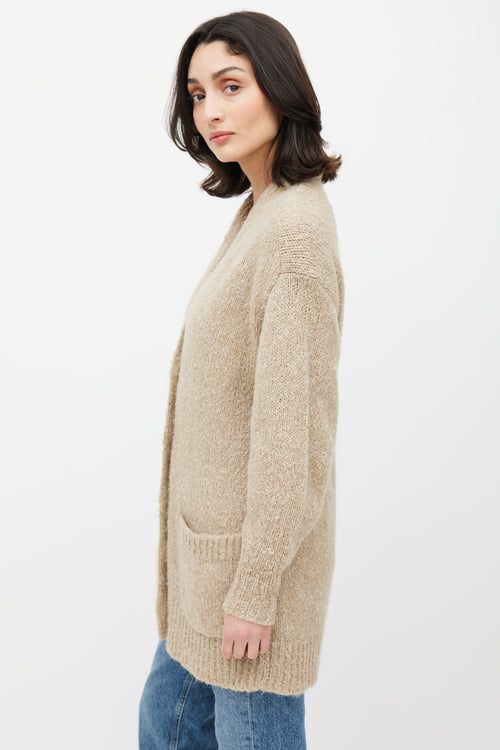 Isabel Marant Étoile Beige Scott Knit Cardigan