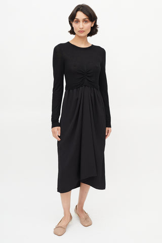 Isabel Marant Étoile Black Tie Sweater Dress