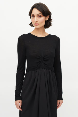 Isabel Marant Étoile Black Tie Sweater Dress