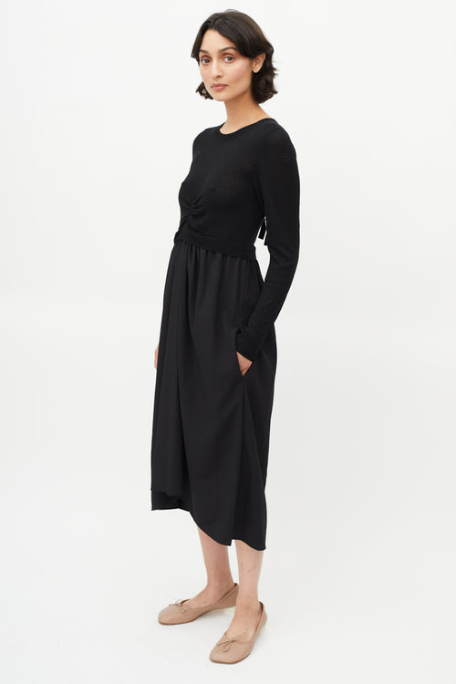 Isabel Marant Étoile Black Tie Sweater Dress