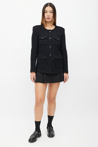 Isabel Marant Étoile Black Wool Shirt Jacket