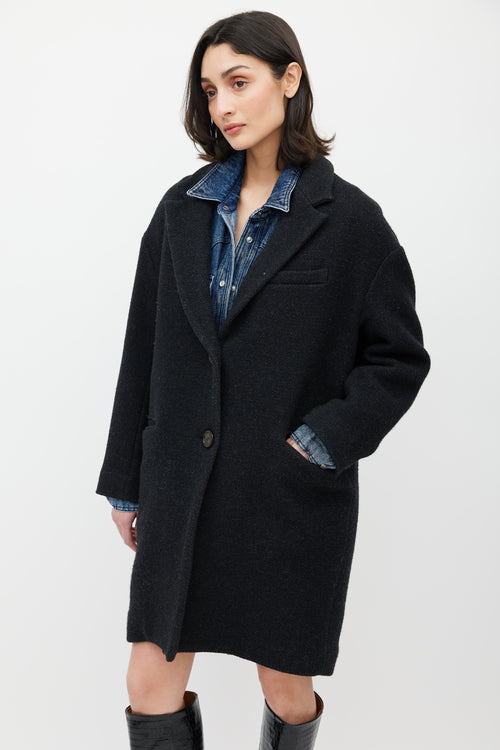 Isabel Marant Étoile Dark Grey Wool Coat