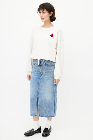 Isabel Marant Étoile Blue Denim Skirt