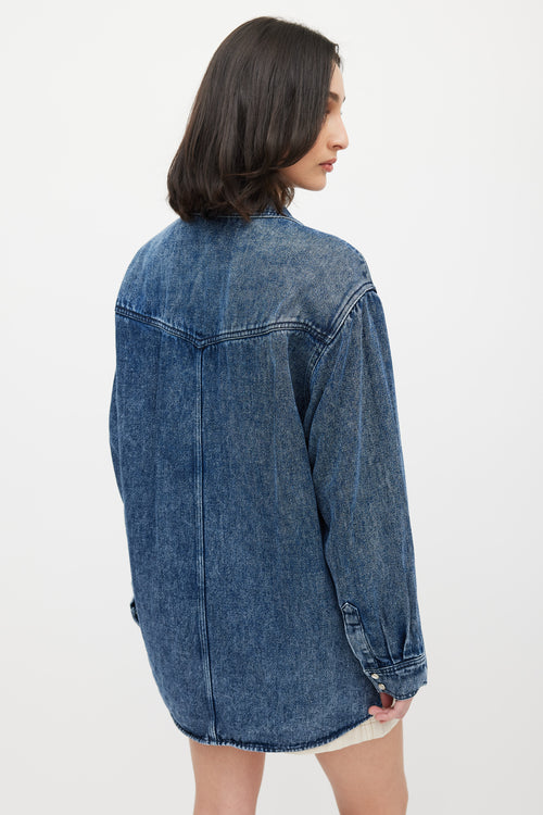 Isabel Marant Étoile Medium Wash Blue Denim Jean