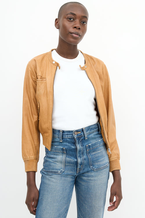 Isabel Marant Étoile Brown Leather Calista Jacket