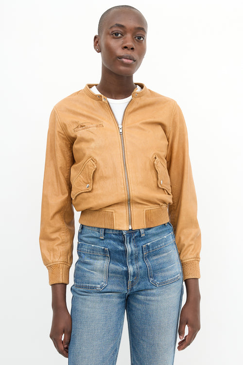 Isabel Marant Étoile Brown Leather Calista Jacket