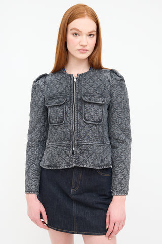 Isabel Marant Étoile Dark Grey Chambray Deliona Jacket