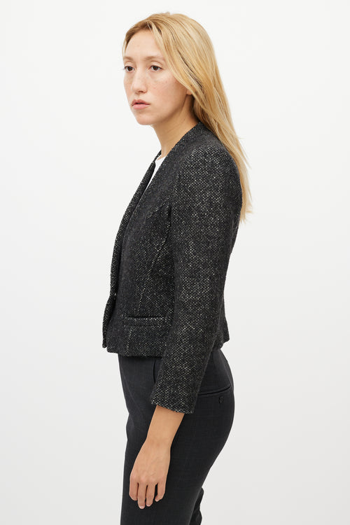 Isabel Marant Étoile Grey Wool Knit Blazer