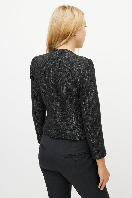 Isabel Marant Étoile Grey Wool Knit Blazer