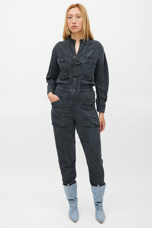 Isabel Marant Étoile Dark Grey Utility Jumpsuit