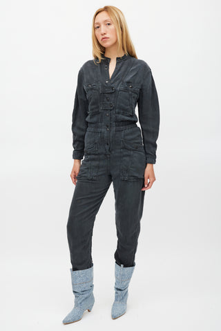 Isabel Marant Étoile Dark Grey Utility Jumpsuit