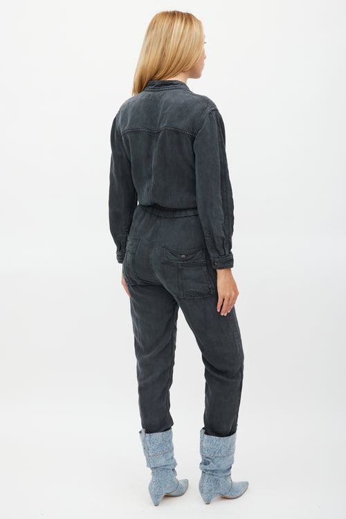 Isabel Marant Étoile Dark Grey Utility Jumpsuit