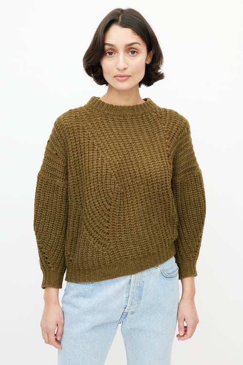 Isabel Marant Étoile Green Knit Wool Sweater