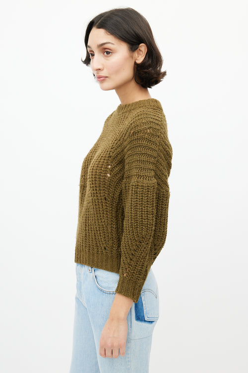 Isabel Marant Étoile Green Knit Wool Sweater