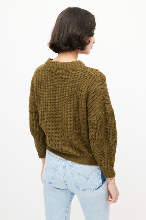 Isabel Marant Étoile Green Knit Wool Sweater