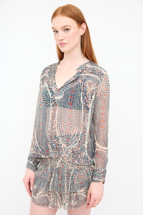 Isabel Marant Étoile Multi SIlk Serim Dress