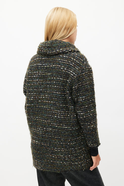 Isabel Marant Étoile Multicolour Tweed Wool Coat