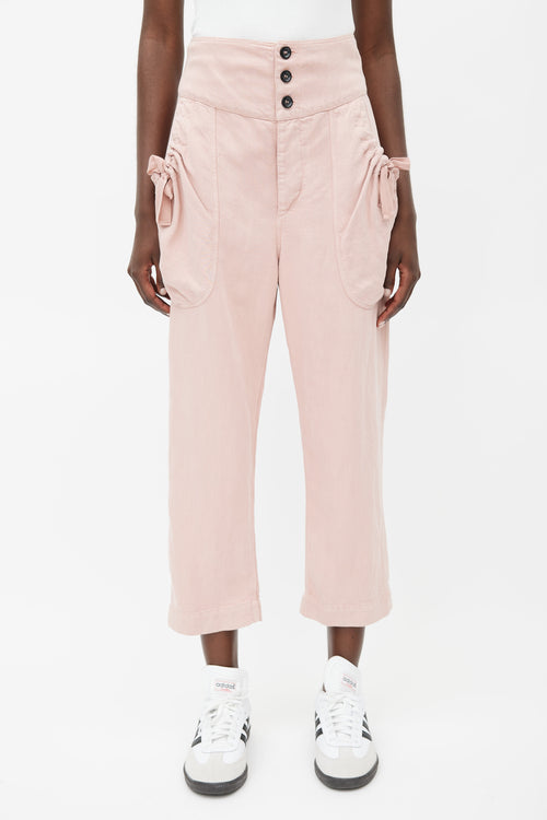 Isabel Marant Étoile Pink High Waisted Pant