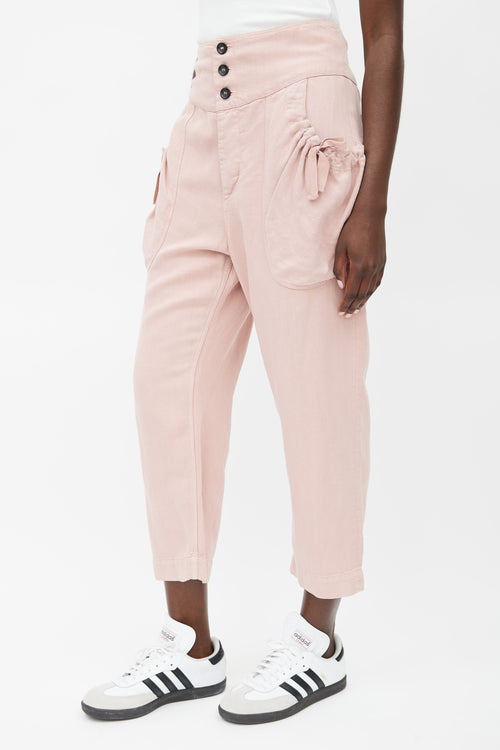 Isabel Marant Étoile Pink High Waisted Pant