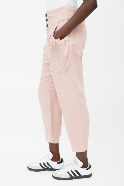 Isabel Marant Étoile Pink High Waisted Pant