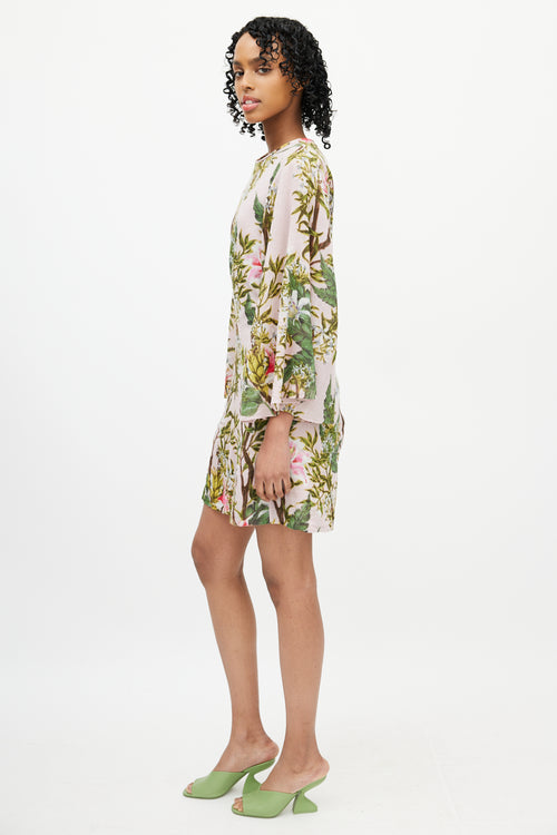 Isabel Marant Étoile Pink 
Multicolour Floral Dress