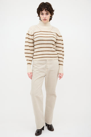 Isabel Marant Étoile Wool Striped Turtleneck Sweater