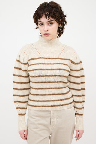 Isabel Marant Étoile Wool Striped Turtleneck Sweater