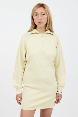 Isabel Marant Étoile Yellow Quarter Zip Sweater