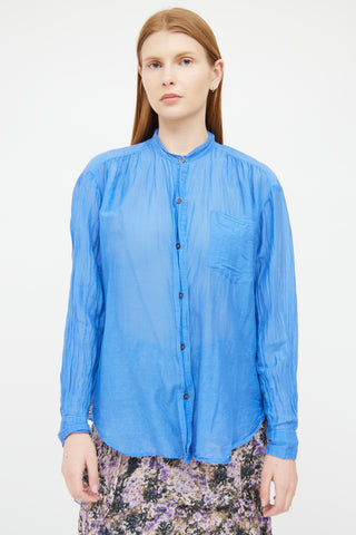 Isabel Marant Étoile Blue Cotton Blouse