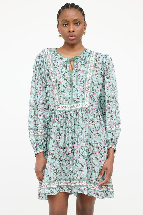 Isabel Marant Étoile Floral Long Sleeve Dress