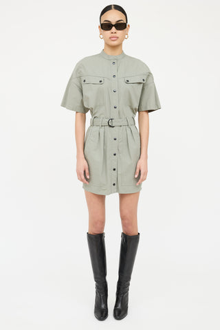 Belted Cargo Pocket Dress