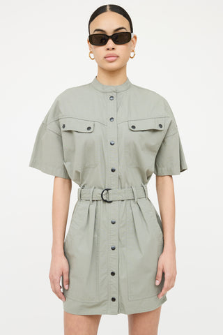 Isabel Marant Etoile Belted Cargo Pocket Dress