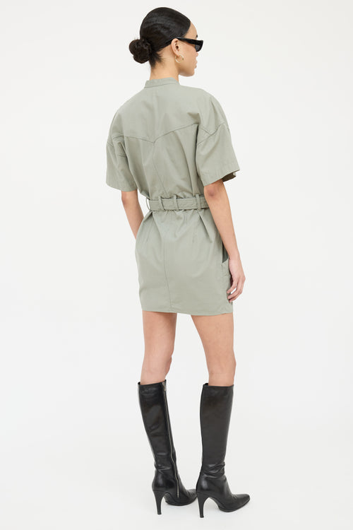 Isabel Marant Etoile Belted Cargo Pocket Dress