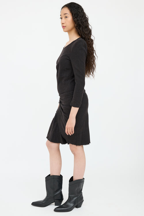 Wool Long Sleeve Dress