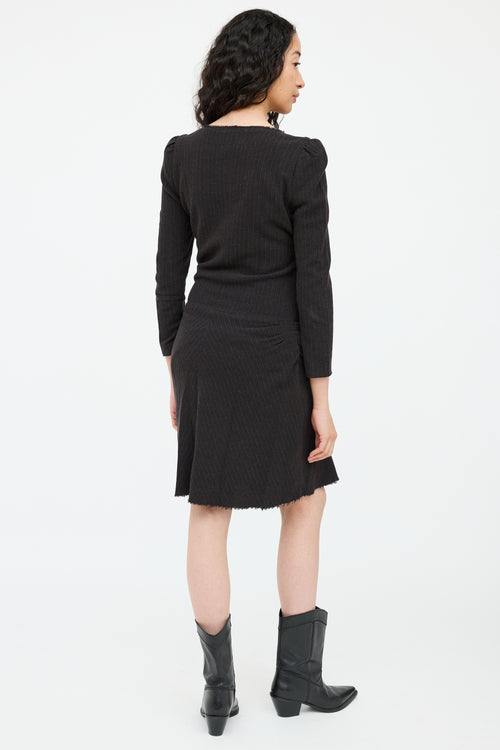 Wool Long Sleeve Dress