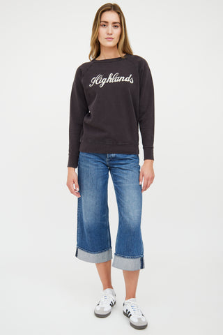 Isabel Marant Étoile Dark Grey Highlands Sweatshirt