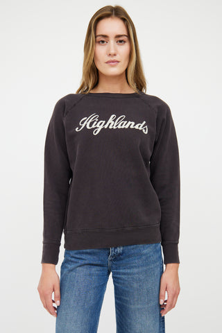 Isabel Marant Étoile Dark Grey Highlands Sweatshirt