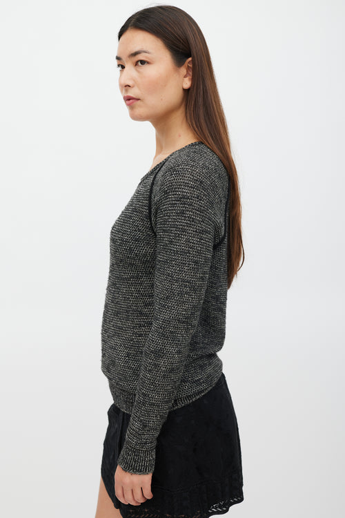 Isabel Marant Grey 
Black Knit Sweater