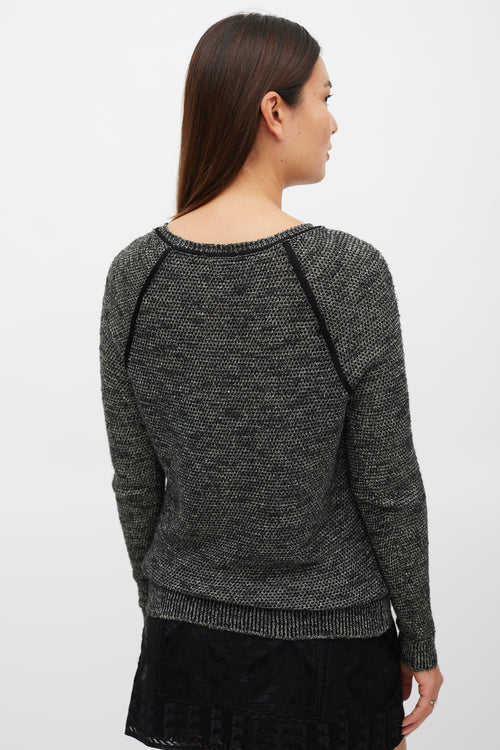 Isabel Marant Grey 
Black Knit Sweater