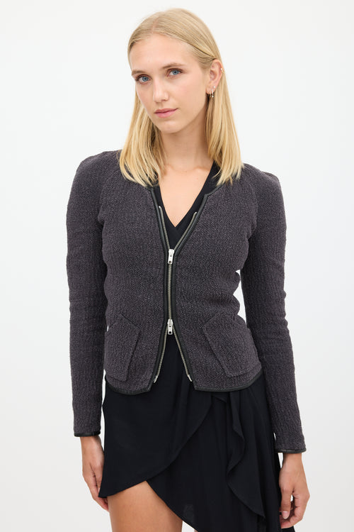 Isabel Marant Grey 
Black Linen Jacket