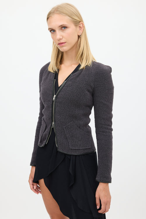 Isabel Marant Grey 
Black Linen Jacket