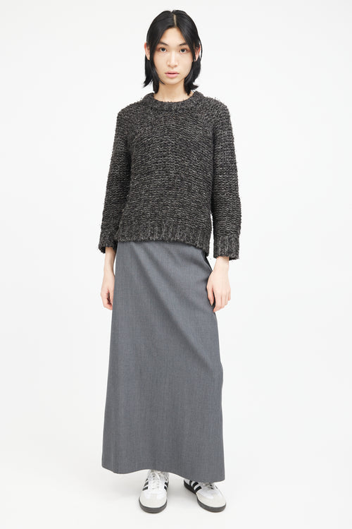 Isabel Marant Grey Wool Knit Sweater