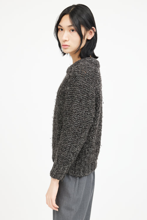 Isabel Marant Grey Wool Knit Sweater